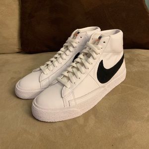 Nike Blazer Custom Black and White Hi (Never Worn)